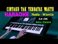 Download Lagu Cintaku Tak Terbatas Waktu - Anie Carera | KARAOKE Nada Wanita, HD