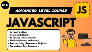 JavaScript ES6 Full Tutorial Spread Rest Operator JavaScript Tutorial In Hindi 2026