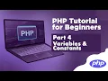 PHP Tutorial for Beginners - Variables Constants