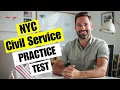 NYC Civil Service Practice Test - New York City Civil Service Exam Study Guide Preparation 2025