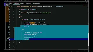 Java Data Structures - Doubly Linked Deque p2 Double Ended Queue