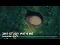 2HR STUDY WITH ME peaceful piano violin studio ghibli instrumental pomodoro