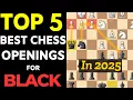 Download Lagu ♟️TOP 5 Openings for BLACK You MUST Try in 2025! | Destroy 1.e4 and 1.d4 Like a Pro