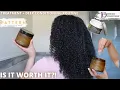NEW Pattern Beauty Treatment Mask Design Essentials Avocado Mask Demo Review on Curls