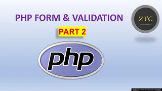 PHP FORM VALIDATION PART 2 field zerotocoding