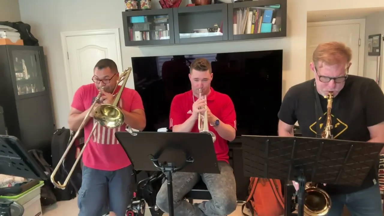 ORIGINAL HORN CHART by the Avenue 66 variety cover band Horn section 2023.