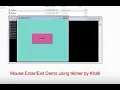 Mouse button Demo in tkinter