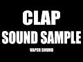 Clap sound sample pack (sound effect)