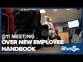 Work session on new employee handbook Wednesday for D-11 board