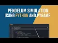Pendulum Simulation Python and Pygame