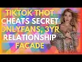 Tiktok thot cheats secret OnlyFans 3yr relationship facade Reddit Cheating