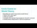 Crash Course Model Theory