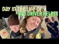 DAY IN THE LIFE OF A UPS DRIVER HELPER Seasonal work