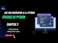 Ace for Interviews Q A Python Chapter 3 True or False Practice Questions