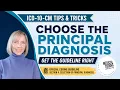 ICD 10 Coding Choosing the Principal Diagnosis