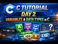 coding in C day 2 variables and basic data types in c