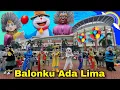 ONDEL ONDEL DAN BADUT JOGET LAGU BALONKU ADA LIMA - BADUT LUCU - ONDEL ONDEL BETAWI