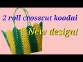 Lagu Plastic wire crosscut koodai| Bar stripe crosscut koodai | New Divert knot koodai