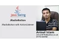 Java Swing Bangla Tutorial 59 JRadioButton with ActionListener