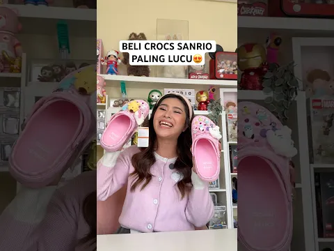 BELI CROCS SANRIO DENGAN JIBBITZ TERBANYAK ?! 😱😍