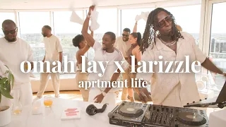 larizzle with omah lay aprtment life afrobeats amapiano gqom