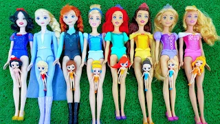 Cute Miniatures Disney Princess Frozen ELSA & Annall! elsa satisfying unboxing #disney #satisfying