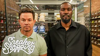 Mark Wahlberg and Yahya Abdul-Mateen II Go Sneaker Shopping With Complex
