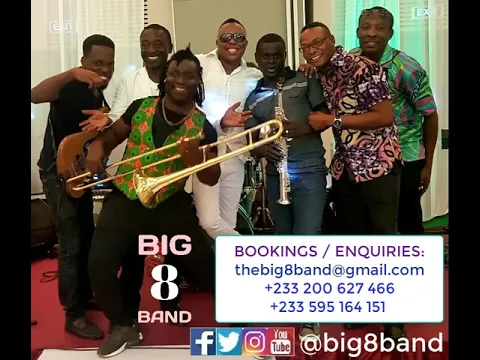 Download MP3 BIG 8 BAND - Serwaa Akoto Medley (1.5 Hours Non-Stop) - Ghana Highlife Live Band Music At Oman FM