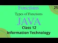 What is function and it s types class 12th information Technology term 2 Saral Programming