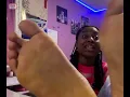 Archived FOOTage Unknown Beautiful Huge Ebony Soles