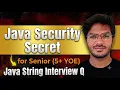 T1-S2 How String Immutability Strengthens Java Security Senior Level Java String Interview Q