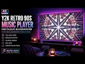 Y2K Retro 90s Kids Music Player Background Nostalgic Hippie Aesthetic No Music