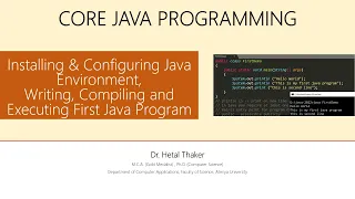 Installing Configuring and Writing First Java Program