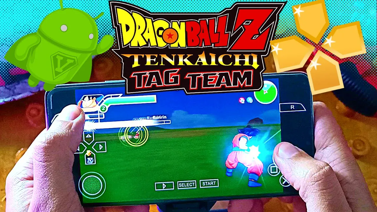 Dragon Ball Z Tenkaichi Tag Team Android Gameplay - PSP Emulator -PPSSPP Gold
