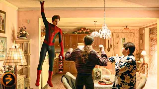 mj meets the spideys from the multiverse spider man no way home