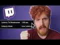 Twitch LOW LATENCY Streaming How to stream with 1 second of latency
