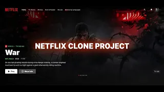 Netflix Clone Using React JS TMDB API