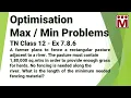Optimisation Max Min Problems Farmer - Pasture