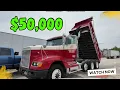 A DAY IN THE LIFE OF A DUMP TRUCK OWNER OPERATOR IS IT WORTH THE MONEY 50 000 DUMP TRUCK FORSALE