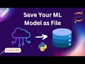CodeBit Save Your Machine Learning Model with Joblib Python Machine Learning tutorial