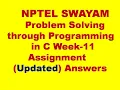 NPTEL Problem Solving Through Programming In C Week 11 Assignment Answers 2022 NPTEL Week 11