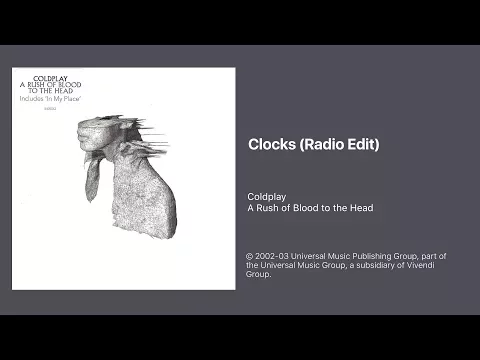 Download MP3 Coldplay - Clocks (Radio Edit)