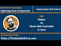 28 Helper Vs Controller in Lightning Aura Component Salesforce Development Training Sanjay Gupta