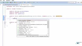 CoreJava Practical On IDE Creating Class Method Data Members Lecture 29