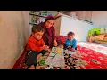 Download Lagu 💞 Daily Life in the Village 🏕️| Arsam Plays with Yarn 🧶, Azam Washes Clothes 👕 \u0026 Teaches Him Lessons