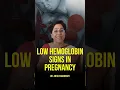 Impact of low hemoglobin in pregnancy