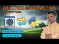 Weather Forecasting Web Scraping python projects for beginners Project Maker