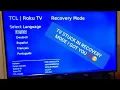 ROKU TV RECOVERY MODE FIX