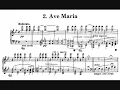 Liszt, Harmonies poétiques et religieuses - 2. Ave Maria