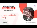 attr - reader in Ruby